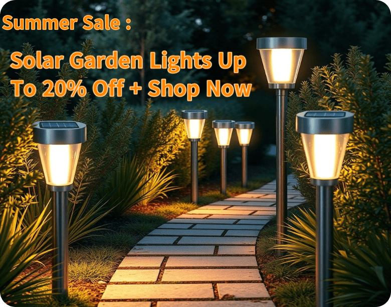 Summer Sale - Solar Garden Lights Up To 30% Off + Shop Now